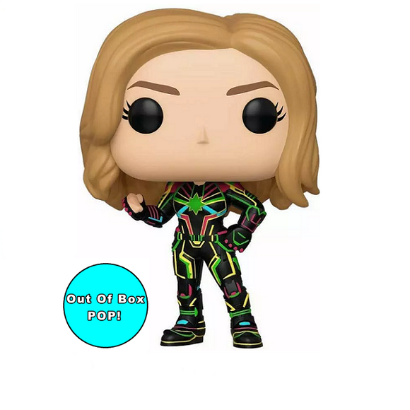 Captain Marvel #516 [OOB] - Captain Marvel Funko Pop! [Neon Suit]