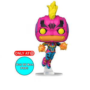 Captain Marvel #908 [OOB] – Captain Marvel Funko Pop! [Black Light Target Exclusive]