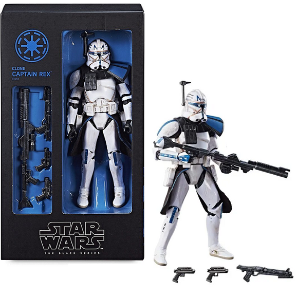 Captain rex black best sale series 6 inch