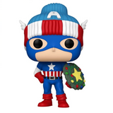 Captain America #1438 Funko Pop! – Marvel Holiday figure out of box display