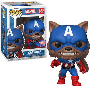 Capwolf #882 – Marvel Funko Pop! [2021 Summer Convention Shared Limited Edition]