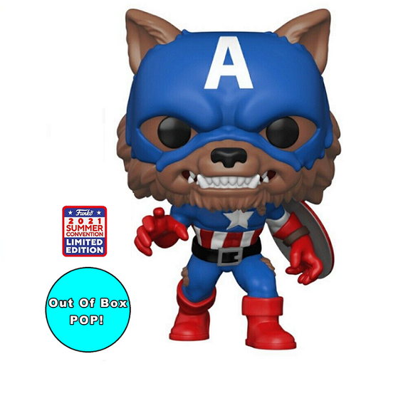 Capwolf #882 [OOB] – Marvel Funko Pop! [2021 Summer Convention Limited Edition]