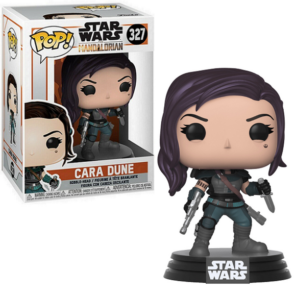 Cara Dune #327 The Mandalorian Funko Pop in box and out of box