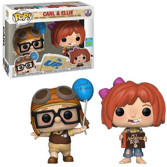 Carl Ellie Up Funko Pop 2019 Summer Convention Exclusive
