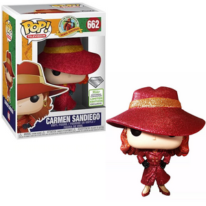 Carmen Sandiego #662 - Where in the World Is Carmen Sandiego Funko Pop! TV [Diamond 2019 Spring Convention Exclusive]