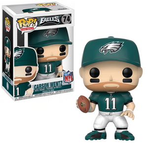 Carson Wentz #74 - Eagles Funko Pop! Football [Green Jersey]