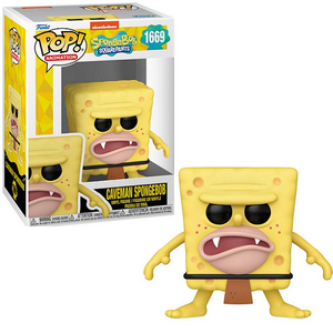 Caveman Spongebob #1668 - Spongebob Squarepants 25th Funko Pop! Animation