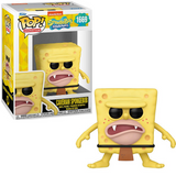 Caveman SpongeBob #1668 Funko Pop! – figure shown in and out of box