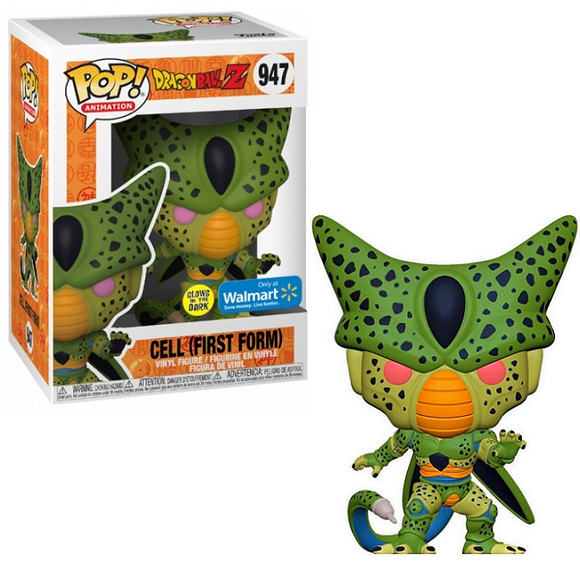 Cell [First Form] #947 - Dragon Ball Z Funko Pop! Animation [Gitd Walmart Exclusive]