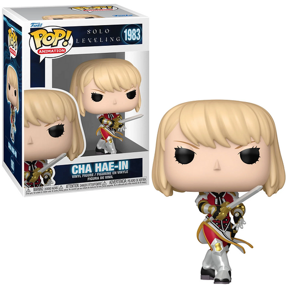 Cha Hae-In #1983 Solo Leveling Funko Pop in box and out of box