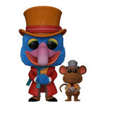Charles Dickens with Rizzo #1456 flocked Amazon Exclusive Funko Pop vinyl figure out of box
