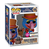 Charles Dickens with Rizzo #1456 flocked Amazon Exclusive Funko Pop figure in original box