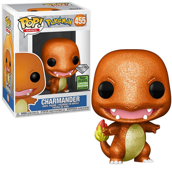 Charmander #455 - Pokemon Funko Pop! Games [Diamond 2021 Spring Exclusive]