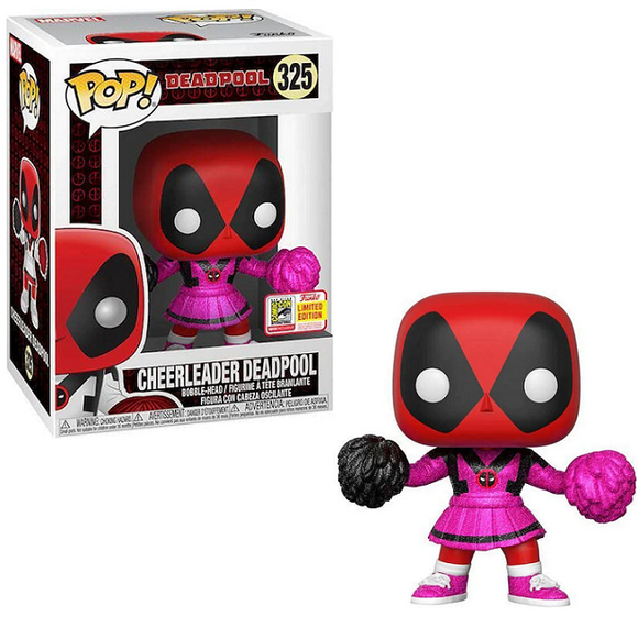 Cheerleader Deadpool #325 – Deadpool Funko Pop! [Pink Glitter 2018 SDCC Exclusive]