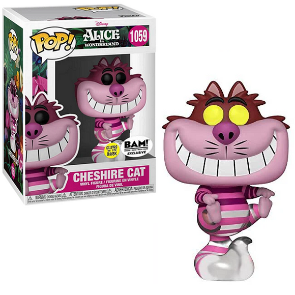 Cheshire Cat #1059 - Alice in Wonderland Funko Pop! [Gitd BAM Exclusive]