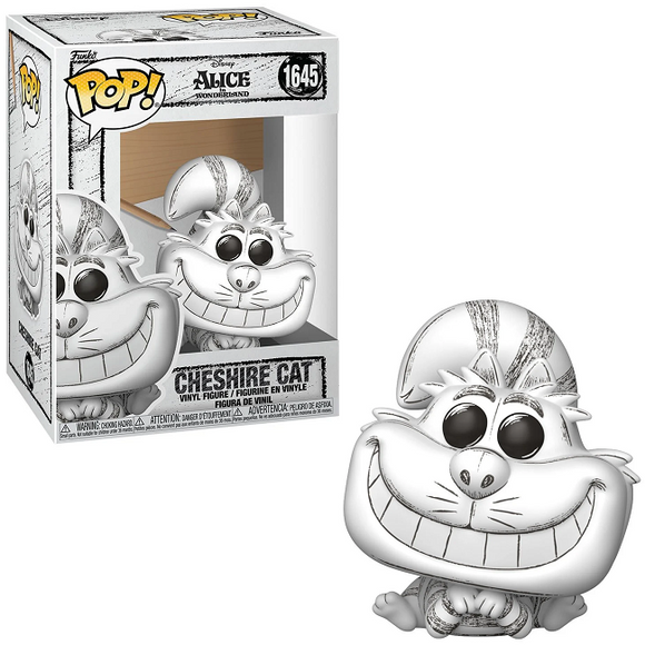 Cheshire Cat #1645 Disney Sketched Alice in Wonderland Funko Pop in box and out of box