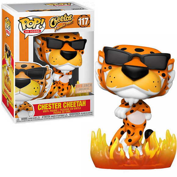 Chester Cheetah #117 - Cheetos Flamin Hot Funko Pop! Ad Icons [GitD BoxLunch Exclusive]