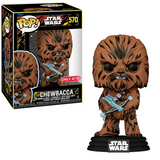 Chewbacca #570 Star Wars Funko Pop! Target Exclusive figure shown in box and out of box.