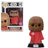 Chewbacca Life Day #576 Star Wars flocked Funko Pop in and out of box