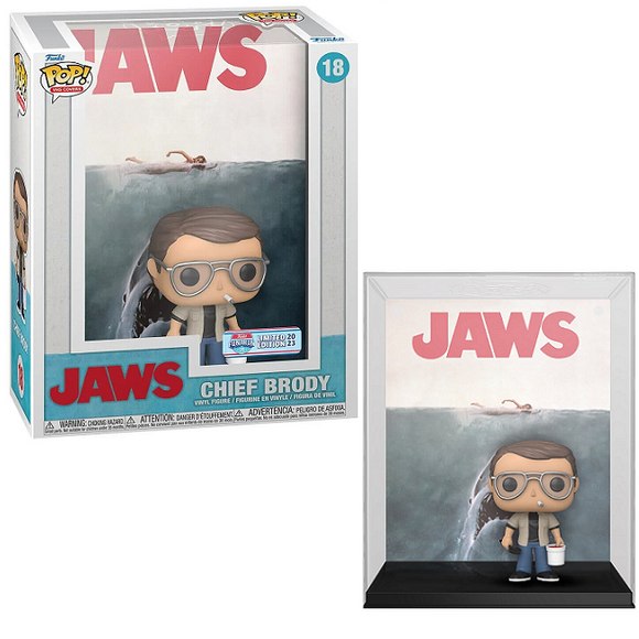  Chief Brody #18 - Jaws Funko Pop! VHS Covers [With Case] [Fun on the Run Exclusive]