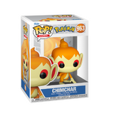 Chimchar Funko Pop #963 displayed inside the box from Pokémon