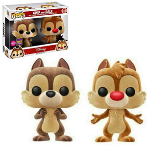 Chip And Dale Disney Funko Pop! [Flocked 2017 Summer Convention]