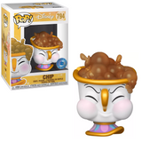 Chip #794 Beauty and the Beast Funko Pop shown in-box and out-of-box, front view