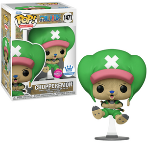 Chopperemon #1471 - One Piece Funko Pop! Animation [Flocked Funko Exclusive]