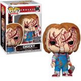 Chucky #1694 Bride of Chucky Funko Pop Bloody EE Exclusive in box and out of box
