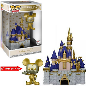 Cinderella Castle And Mickey Mouse #26 - WDW 50th Funko Pop! Town [10-Inch 2022 Disney Parks Exclusive]