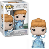 Cinderella #1318 Disney 100 Diamond Funko Pop — in box and out of box display