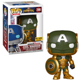 Civil Warrior #299 Marvel Contest of Champions Funko Pop Glow in the Dark Hot Topic Exclusive in box and out of box