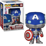 Civil Warrior #299 Funko Pop Marvel Contest of Champions Gamerverse figure in box and out of box