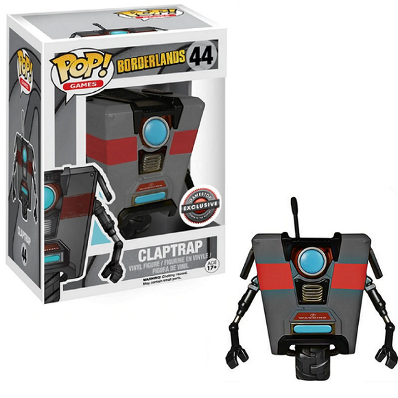 Claptrap #44 - Borderlands Funko Pop! Games [Black GameStop Exclusive]