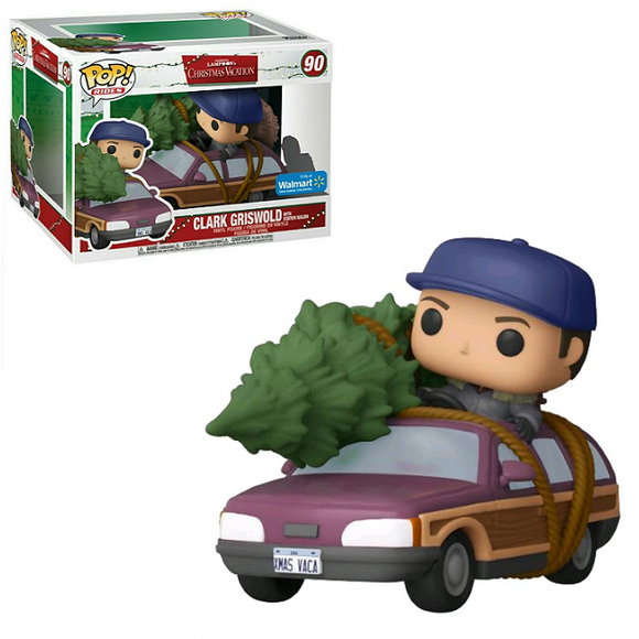 Clark Griswold with Station Wagon #90 – Christmas Vacation Funko Pop! Rides [Walmart Exclusive] [Minor Box Damage]