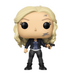 Clarke #438 The 100 Funko Pop figure shown out of the box, front view