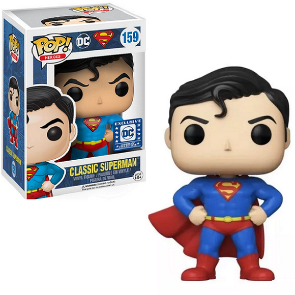 Classic Superman #159 - DC Superman Pop! Funko Heroes [Legion Of Collectors Exclusive]