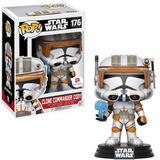 Clone Commander Cody #176 Star Wars Funko Pop figure in box and out of box