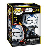 Clone Trooper Fives #768 Funko Pop in box only 