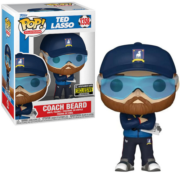 Coach Beard #1358 Funko Pop TV EE Exclusive in box and out of box