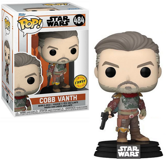 Cobb Vanth #484 Mandalorian Funko Pop Chase edition in and out of box