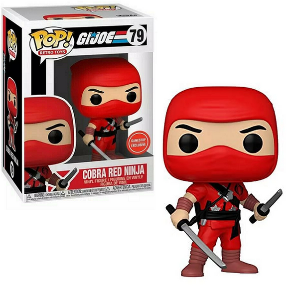 Cobra Red Ninja #79 – GI Joe Funko Pop! Retro Toys [GameStop Exclusive]