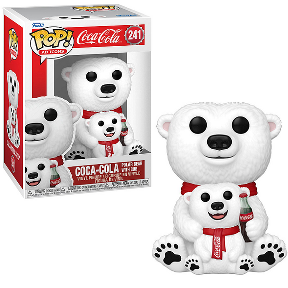 Coca-Cola Polar Bear With Cub #241 - Coca-Cola Funko Pop! AD Icons