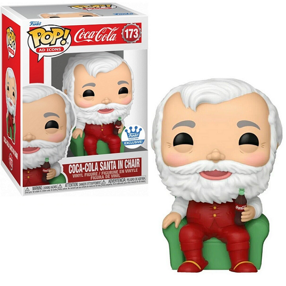 Coca-Cola Santa in Chair #173 - Coca-Cola Funko Pop! Ad Icons [Funko Exclusive]