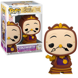 Cogsworth #1133 Disney Beauty and the Beast Funko Pop! in box and out of box
