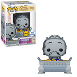 Cogsworth #1138 Funko Pop shown in-box and out-of-box, front view