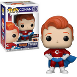 Conan O’Brien Super Suit #18 Funko Pop! in box and out of box