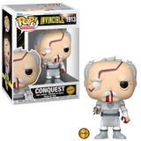 Conquest #1913 Damaged Arm Chase Invincible Funko Pop figure in box and out of box