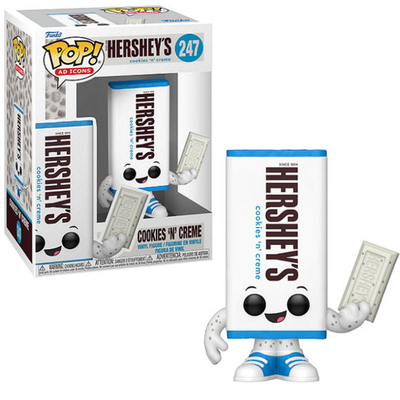 Cookies 'N' Creme #247 Hershey’s Funko Pop Ad Icons in box and out of box