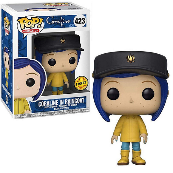 Coraline in Raincoat #423 - Coraline Funko Pop! Animation [Chase Version]